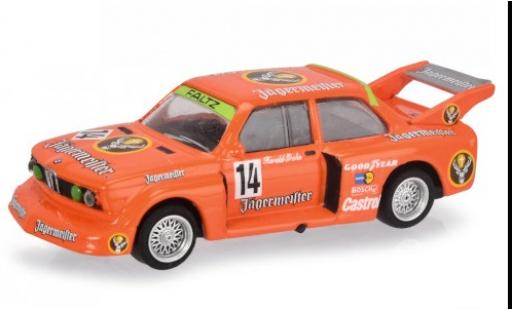 Bmw 320 1/87 Schuco i (E21) Gruppe 5 No.14 Faltz Jägermeister DRM 1977 H.Grohs modellino in miniatura
