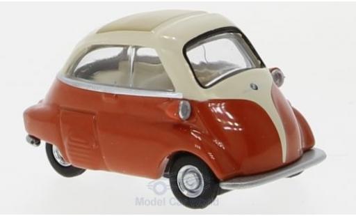 Bmw Isetta 1/64 Schuco beige/orange 1955 modellino in miniatura