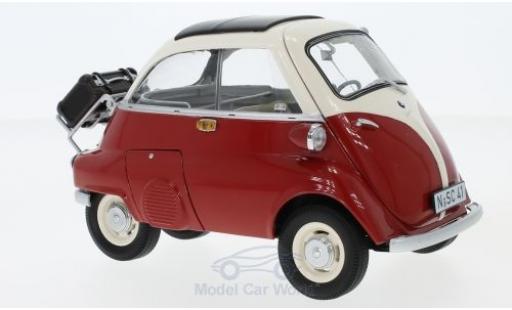 Bmw Isetta 1/18 Schuco rosso/beige Export modellino in miniatura
