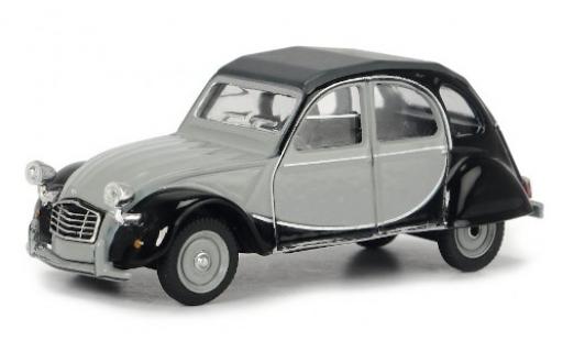 Citroen 2CV 1/64 Schuco 6 Club grigio/nero modellino in miniatura