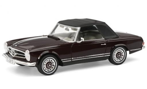 Mercedes 280 1/18 Schuco SL (W113) rosso 1963 avec détachable Softtop modellino in miniatura