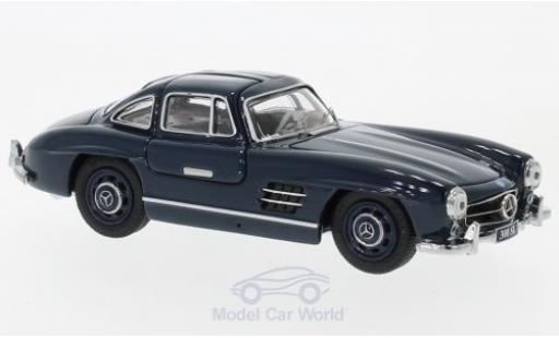 Mercedes 300 SL 1/43 Schuco SL Coupe (W198) blu modellino in miniatura