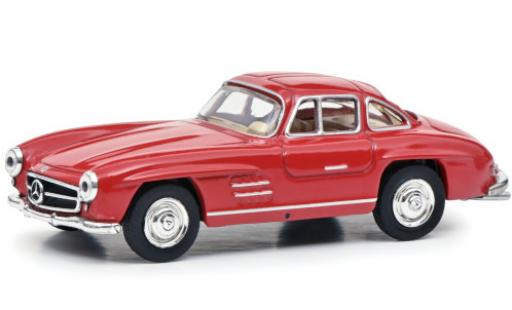 Mercedes 300 1/64 Schuco SL (W198) rosso Paperbox Edition modellino in miniatura
