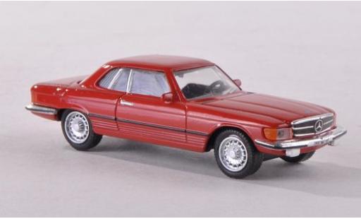 Mercedes 450 1/87 Schuco SLC (C107) rosso modellino in miniatura