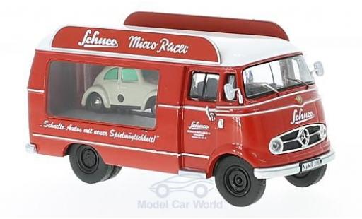 Mercedes L319 1/43 Schuco Micro Racer Werbewagen mit Piccolo Volkswagen Käfer modellino in miniatura
