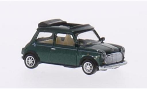 Mini Cooper 1/87 Schuco metallico verde Faltdach geöffnet modellino in miniatura