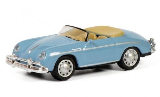 Porsche 356 1/87 Schuco A Speedster blu modellino in miniatura