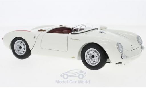 Porsche 550 1/18 Schuco S Spyder bianco Edition 70 Jahre modellino in miniatura