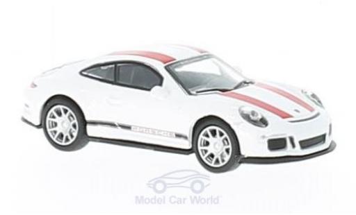 Porsche 991 R 1/87 Schuco 911 () R bianco/rosso modellino in miniatura