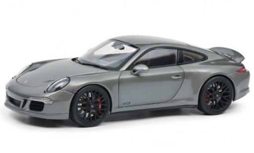 Porsche 991 GTS 1/18 Schuco 911 Carrera GTS (.1) metallico grigio 2014 modellino in miniatura