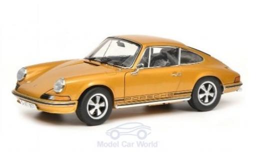 Porsche 911 1/18 Schuco S gold 1973 modellino in miniatura