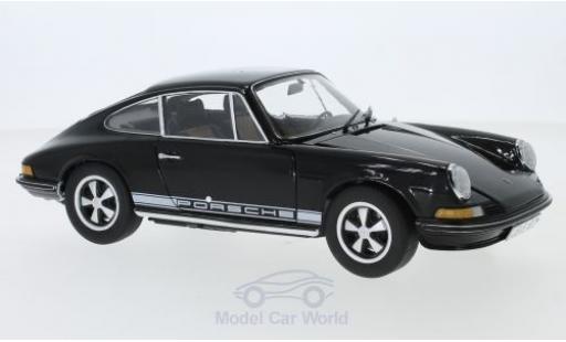Porsche 911 1/18 Schuco S nero 1973 modellino in miniatura