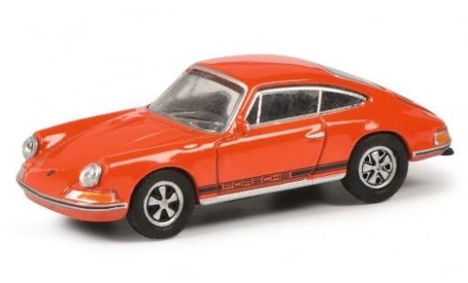 Porsche 911 1/87 Schuco S orange/nero modellino in miniatura