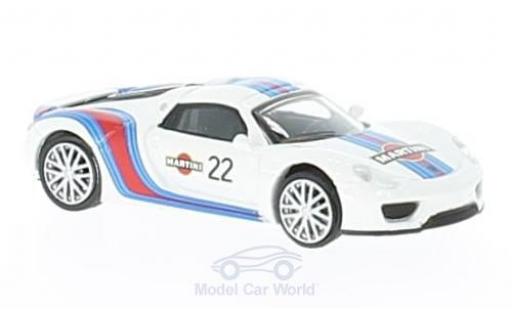 Porsche 918 1/87 Schuco Spyder No.22 Martini modellino in miniatura