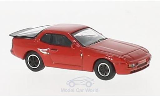Porsche 944 1/87 Schuco rosso modellino in miniatura