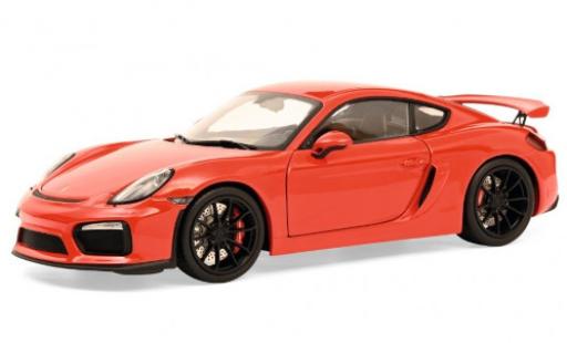 Porsche Cayman GT4 1/18 Schuco GT4 (981) rosso 2015 modellino in miniatura