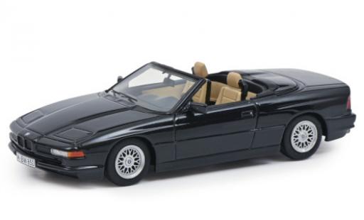Bmw 850 1/43 Schuco Ci Cabriolet metallico nero modellino in miniatura