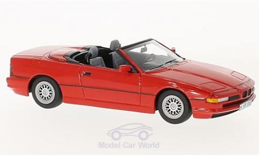 Bmw 850 1/43 Schuco Ci Cabriolet rosso modellino in miniatura