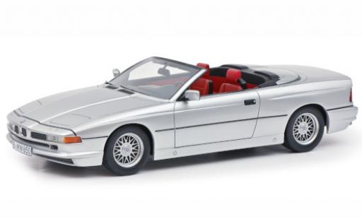 Bmw 850 1/18 Schuco Ci Cabriolet grigio modellino in miniatura