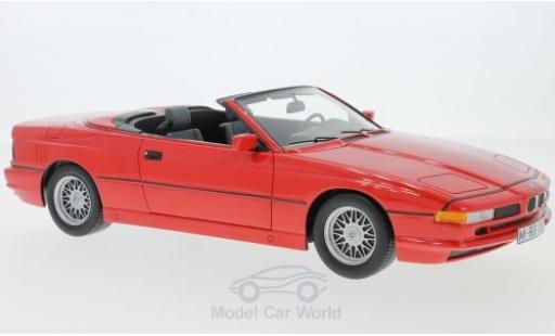 Bmw 850 1/18 Schuco i Cabriolet rosso modellino in miniatura
