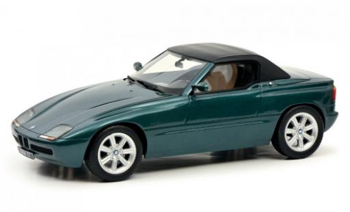 Bmw Z1 1/18 Schuco metallico verde 1987 modellino in miniatura