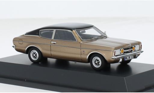 Ford Taunus 1/43 Schuco ProR (TC I) Coupe metallise braun/schwarz 1974 1:43 modellino in miniatura