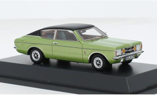Ford Taunus 1/43 Schuco ProR (TC I) Coupe metallise grün/schwarz 1974 1:43 modellino in miniatura