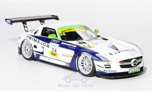 Mercedes SLS 1/43 Schuco AMG GT3 No.34 Heico Motorsport Primajob ADAC GT Masters 2011 L.D.Arnold/A.Zuber modellino in miniatura