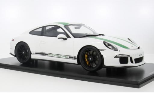 Porsche 991 R 1/12 Schuco ProR 911  weiss/grün 2016 1:12 modellino in miniatura
