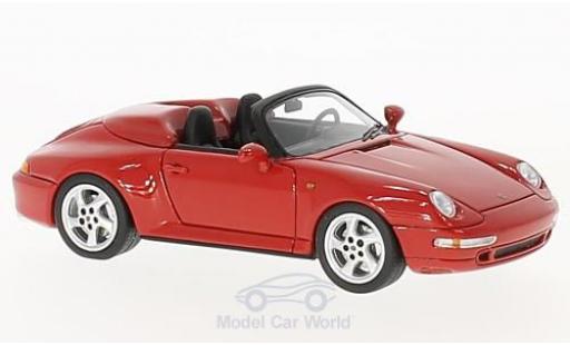 Porsche 993 Speedster 1/43 Schuco 911 () Speedster rosso modellino in miniatura