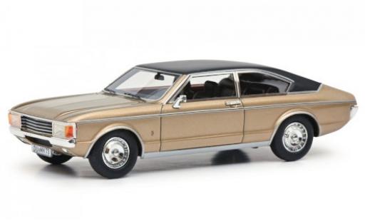 Ford Granada 1/43 Schuco Schuco / Pro.R MKI Coupe metallico beige/nero 1974 modellino in miniatura
