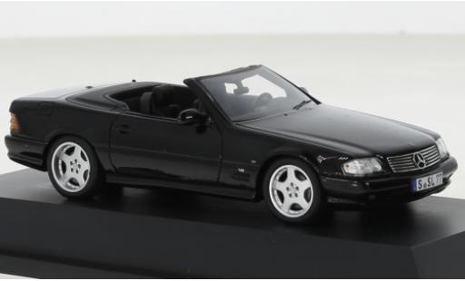 Mercedes Classe SL 1/43 Schuco SL 73 nero modellino in miniatura