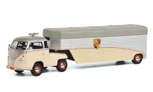 Volkswagen T1 1/43 Schuco b Renntransporter Porsche modellino in miniatura