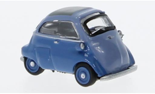 Bmw Isetta 1/87 Schuco blu/grigio modellino in miniatura