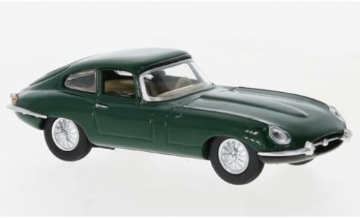 Jaguar E-Type 1/64 Schuco vert foncé modellino in miniatura