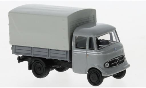Mercedes L319 1/87 Schuco plateforme grigio modellino in miniatura