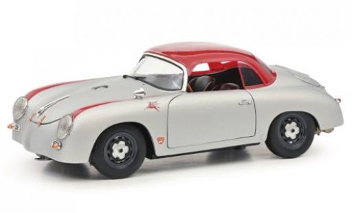 Porsche 356 1/18 Schuco Speedster Hardtop grigio/rosso Outlaw modellino in miniatura