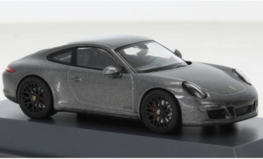 Porsche 991 GTS 1/43 Schuco 911 (.1) Carrera metallise grigio 2012 modellino in miniatura