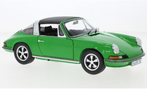 Porsche 911 1/18 Schuco S Targa verde modellino in miniatura