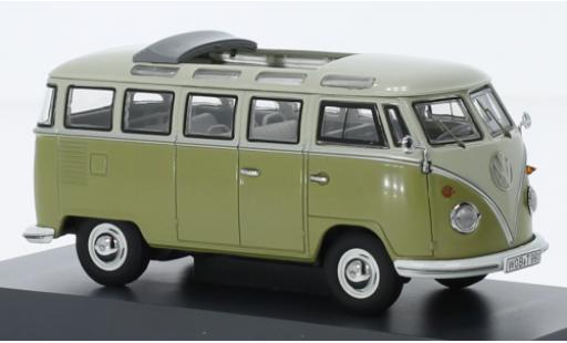 Volkswagen T1 1/43 Schuco Samba la chaux/grigio clair 1952 modellino in miniatura