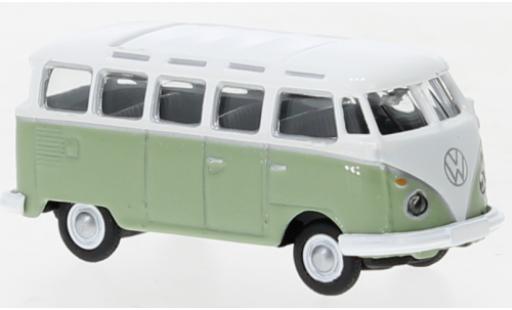 Volkswagen T1 1/87 Schuco c Samba la chaux/bianco modellino in miniatura