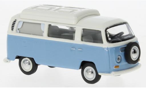Volkswagen T2 1/64 Schuco Camper blu clair/bianco modellino in miniatura