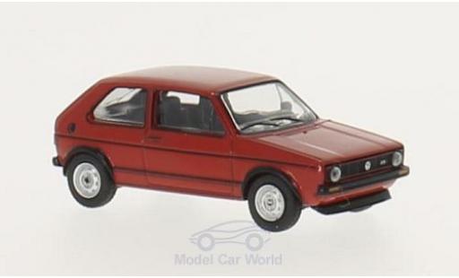 Volkswagen Golf 1/64 Schuco I GTI rosso modellino in miniatura