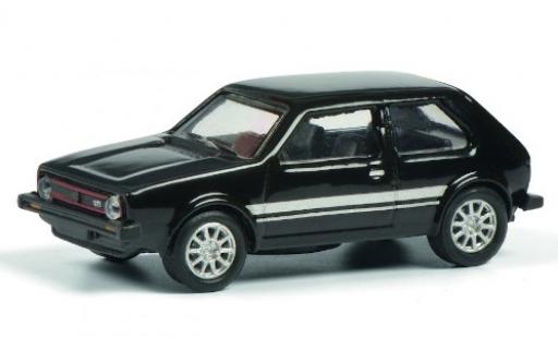 Volkswagen Golf 1/87 Schuco I GTI nero/Dekor modellino in miniatura