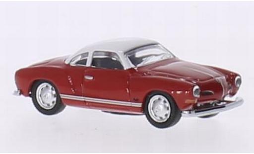 Volkswagen Karmann 1/87 Schuco Ghia Coupe rosso/bianco modellino in miniatura