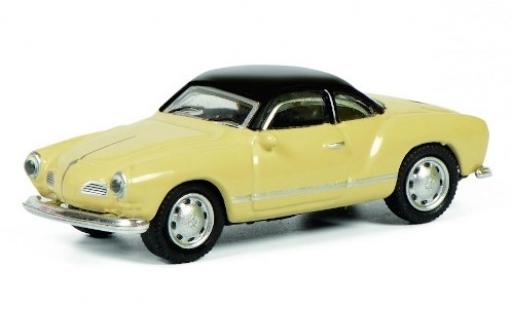 Volkswagen Karmann 1/87 Schuco Ghia (Typ 14) beige/nero modellino in miniatura