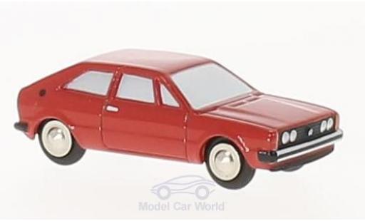 Volkswagen Scirocco 1/90 Schuco I rosso Jahresmodell 2018 in Blechdose modellino in miniatura