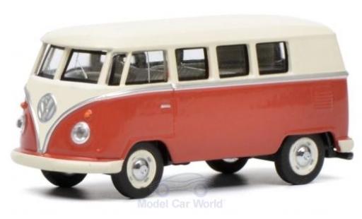 Volkswagen T1 1/64 Schuco Bus rosso/beige modellino in miniatura
