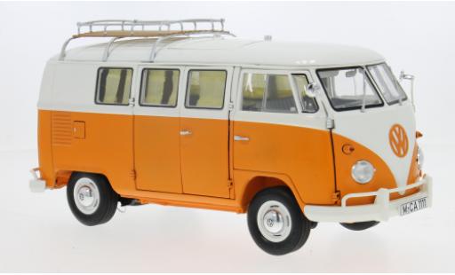 Volkswagen T1 1/18 Schuco Camper orange/weiss 1:18 modellino in miniatura