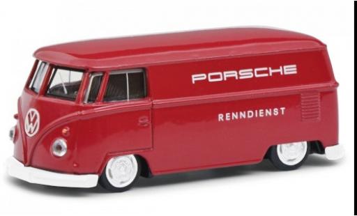 Volkswagen T1 1/64 Schuco Kasten Lowrider Porsche Renndienst modellino in miniatura